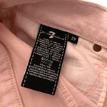 7 For All Mankind pink denim cutoff high waisted shorts Photo 5