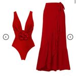 Mew Mews Red One Piece Swimsuit Set Photo 2