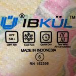 IBkul athletic top lemon novelty print long sleeve 1/4 zip up women small NWT Yellow Photo 7