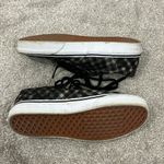 Vans  Size 7.5 Black, White Buffalo Plaid Skate Shoes Sneakers Photo 6