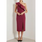 Sézane Moisa Midi Skirt, Magenta, FR44/US12 Photo 5