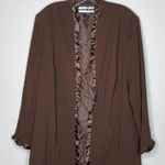 Dana‎ Kay Dress Coat Brown Size XL Photo 5
