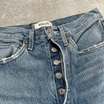 AGOLDE Jeans Womens 23 Blue 90s Loose Fit Distressed Button Fly Organic Cotton Photo 5