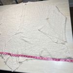 Free People Women's Crochet Cardigan Bell Sleeve Open Knit Ivory Bohemian Photo 9