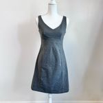 New York And Company Womens Gray Sleeveless A Line Structured Mini Dress Size 4 Photo 1