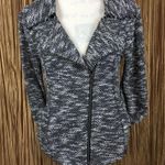 Anthropologie Anthro Saturday Sunday Knit Moto Jacket Size S Photo 0