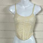Tiger Mist Yellow Corset Top size S Photo 7