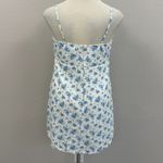 Arula White & Light Blue Floral Mini Dress Photo 3