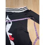 Women's NEW CHICME Size L Abstract Figure Tight Form Fitting Dress Black Size L Photo 2