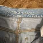 American Eagle Outfitters Light Blue Ripped Skinny Jeans Photo 2