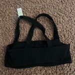 Aerie  Offline Black Bralette Top Cross Back Straps Activewear Size Small NWT Photo 4