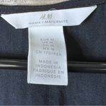 H&M Maternity Size Medium Scoop Neck 3/4 Length sleeves Black Dress Photo 6