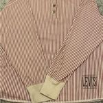 Levi's Red and White Striped Casual Shirt Photo 5
