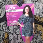 Azur | black cream floral swim cover up/kaftan Size 1X Photo 2