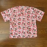 Betty Boop  Valentine's Heart Print Scrub Top Size 3XL XXXL Medical Dental Vet Photo 1