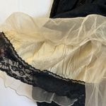 Anthropologie Moulinette Soeurs Black Lace Strapless Dress Sz 4 Prom Party Photo 5