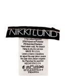 Nikkilund Pale Pink Boho 3/4 Sleeve Pocket Top Small Stretchy Knit Photo 3