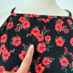 Sweet Brand Red & Black Floral Pajama Set Photo 1