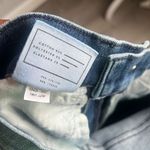 AYR  The Riser Skinny Jeans High Rise Stretchy Denim Raw Hem Neon Jupiter Photo 10