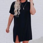 These Three Boutique Black T-shirt Dress  Photo 0