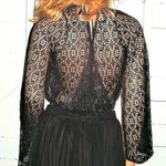 Black Heart Black Cropped Cut Out Top XL Photo 2