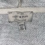 Lucky Brand Oversized, Cropped Hoodie Sweatshirt with black trim - size medium Photo 3