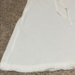 Eileen Fisher White Knit Mini Knee Length 100% Organic Linen Skirt - Size PS Photo 3