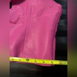 WAYF faux leather cami top Hot pink Size M. NWT Photo 12