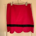 Hot pink skirt with black bow Size 8 Photo 0