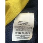 Nike Hoodie Womens L Blue Yellow Cotton Terry Knit Hooded Sweatshirt Colorblock Photo 10