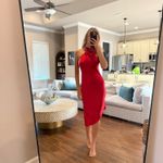 Halston Heritage Halston Red dress Photo 7