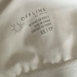 Aerie Offline White Ribbed Tank Dress with Skort XS Tennis Golf Athleisure Photo 2