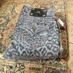 Miss Me Signature Rise Skinny Cargo Jeans in Grey Leopard combo sz 24 NWT Photo 7