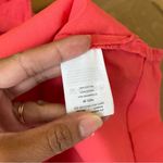 J.Crew Coral Ruffle Poplin Tank Top Photo 7