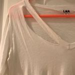 LNA Distressed V-Neck Longsleeve T-Shirt Photo 2