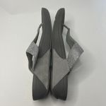 FitFlop  Flare Bling Crystals Toe Post Sandals Size 11 Leather Flip Flop Cushion Photo 8