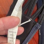 Athleta  Fiore Strappy Navy Blue Gray Bikini Bottom Size Large 291822 Photo 9