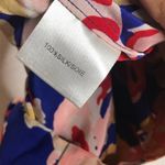 Tory Burch Women’s Off Shoulder True Blue Wildflower Silk Short Dress Size 2 Photo 5