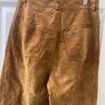 VTG Bushwhacker Brown Real Suede Pants Size 8 Women’s High Waist Western Style Photo 8