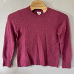 J.Crew Extra Soft Yarn Sweater Crewneck Pullover Raspberry Womens Size Medium Photo 0