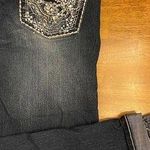 Wall Flower  Size 7 Dark Wash Low-Rise Skinny Leg Capri Jeans w/20" Inseam - EUC Photo 0