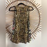 Ralph Lauren Denim & Supply Leopard Print Floral Sleeveless Swing Tank Rare Boho Brown Size L Photo 4