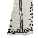 Anthropologie AKEMI + KIN Chelsey Embroidered Antique White Black Tank Top sz M Photo 9