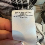 Lucky Brand | Black & White Toni Belted Plaid Button Down Shirt Dress Size M Photo 5