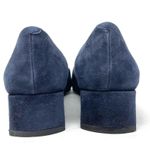 Joan & David vintage navy blue suede low heel flats, made in Italy, size 7.5 Photo 7