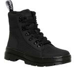 Dr. Martens Combs Poly Casual Boots Lace Up High Top Leather Trim Black US 7 Photo 0