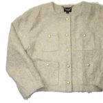 J.Crew NWT Collection Lady Jacket in Oat Latte Brushed Wool Blend 14 $348 Photo 2