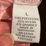 Dress Barn  Light Pink Button Up Collar Long Sleeves. Pin Tuck Pleated Sides Sz L Photo 9