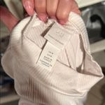 H&M  Cream Ribbed Turtleneck long sleeve Photo 4