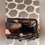 Brighton Brown Floral Clutch w kisslock closure Photo 8
